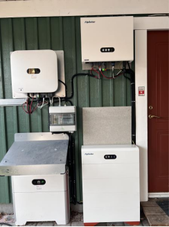  COMO H2 +ROSA T2 +HUAWEI Wechselrichter Home Energy Speicherprojekt in Schweden 